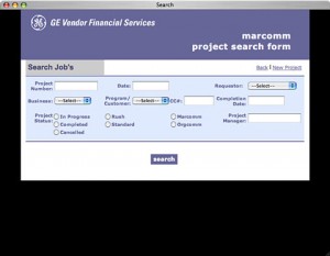 Web Search Screen